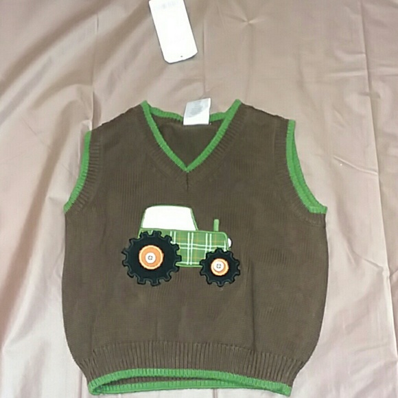 Gymboree Other - NWT GYMBOREE boys 6-12m brown sweater vest